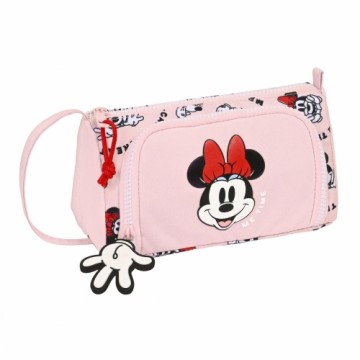 Школьный пенал Minnie Mouse Me time Розовый (20 x 11 x 8.5 cm)