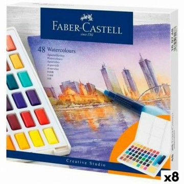 Ūdenskrāsu komplekts Faber-Castell Creative Studio 8 gb.