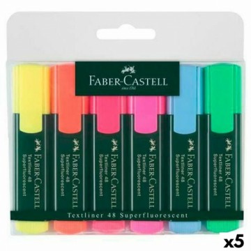 Marķieru komplekts Faber-Castell Daudzkrāsains 5 gb.