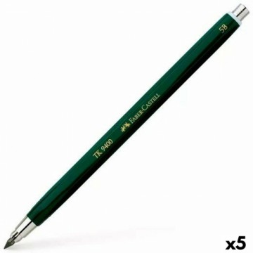 Zīmuļu Serdeņu Turētājs Faber-Castell Tk 9400 3 3,15 mm Zaļš (5 gb.)