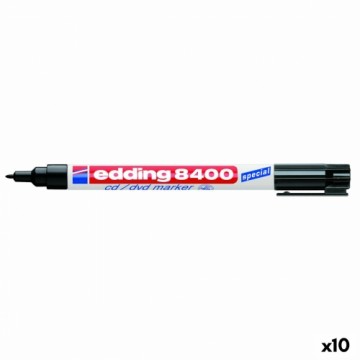 Постоянный маркер Edding e-8400 Чёрный 10 штук