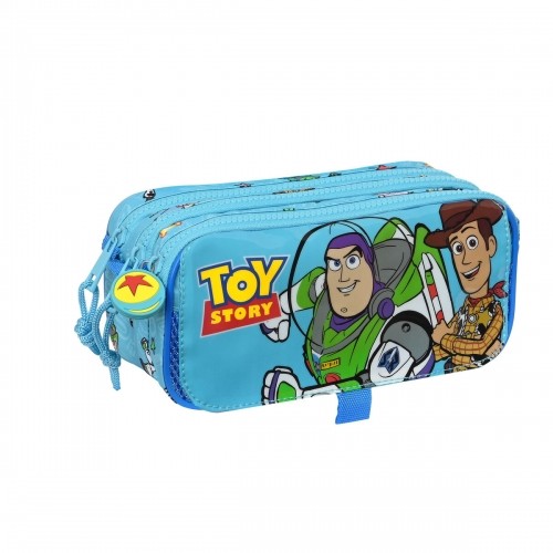 Trīsvietīgs futrālis Toy Story Ready to play Gaiši Zils (21,5 x 10 x 8 cm) image 1