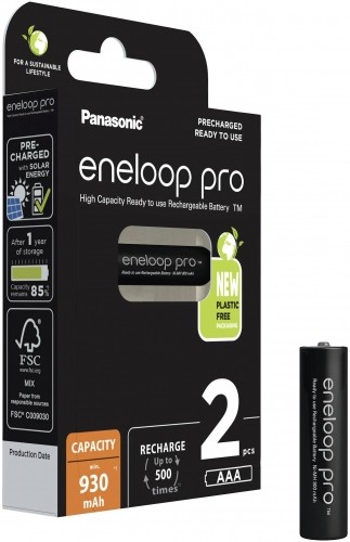 Panasonic Batteries Panasonic eneloop rechargeable battery Pro AAA 930 2BP image 2