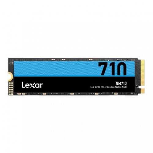 Lexar M.2 NVMe SSD NM710 1000 GB, SSD form factor M.2 2280, SSD interface PCIe Gen4x4, Write speed 4500 MB/s, Read speed 5000 MB/s image 1