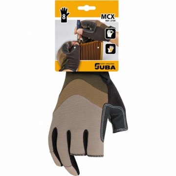Рабочие перчатки JUBA Mecanix Cut Сенсорная панель Spandex Коричневый PVC