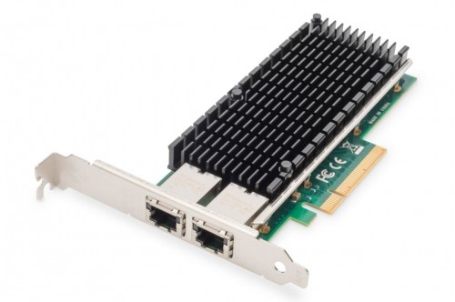 Digitus  
         
       10Gbps Dual Port Ethernet Server adapter PCIe X8, Intel X540 BT2 DN-10163 image 1
