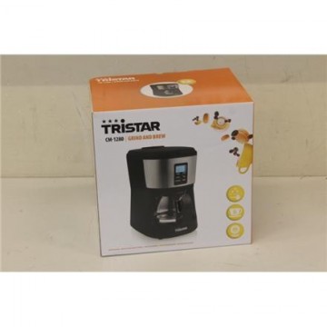 SALE OUT. Tristar CM-1280 Grind and Brew Coffee maker, Black Tristar Grind and Brew Coffee maker CM-1280 Pump pressure Not applicable bar, Ground/Beans, 650 W, Black, DAMAGED PACKAGING