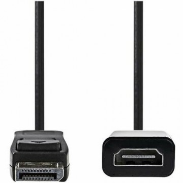 Kabelis Display Port uz HDMI Nedis CCGP37150BK02 20 cm Melns
