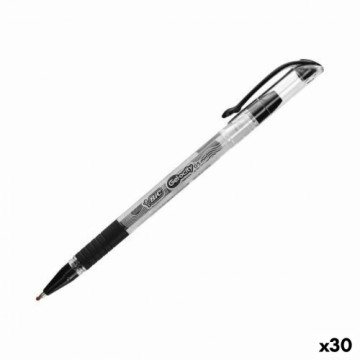 Gela pildspalva Bic GEL-OCITY STIC Melns Smalks 0,5 mm 30 gb.