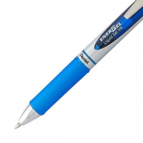 Pildspalva Pentel Energel XM Klick 0.7 Zils 12 gb. image 3