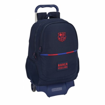 Школьный рюкзак с колесиками F.C. Barcelona (32 x 44 x 16 cm)