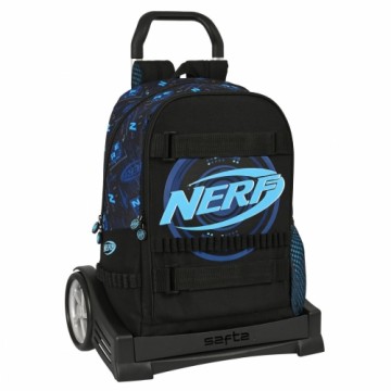Школьный рюкзак с колесиками Nerf Boost Чёрный (31 x 44 x 17 cm)