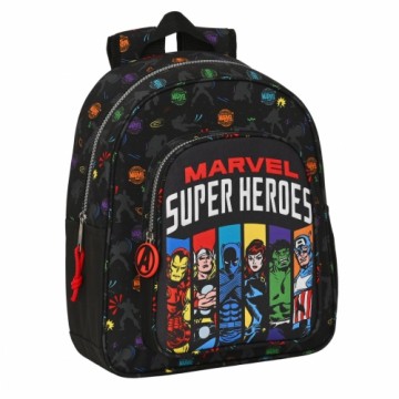 Детский рюкзак The Avengers Super heroes Чёрный (27 x 33 x 10 cm)