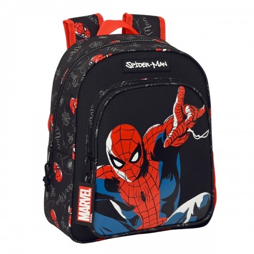 Bērnu soma Spiderman Hero Melns (27 x 33 x 10 cm) image 1