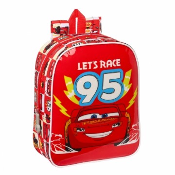 Детский рюкзак Cars Let's race Красный Белый (22 x 27 x 10 cm)