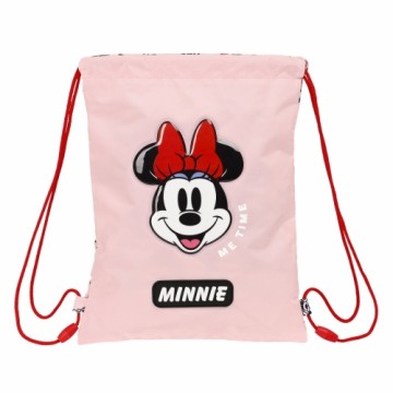 Сумка-рюкзак на веревках Minnie Mouse Me time Розовый (26 x 34 x 1 cm)