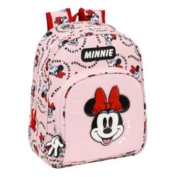 Bērnu soma Minnie Mouse Me time Rozā (28 x 34 x 10 cm)