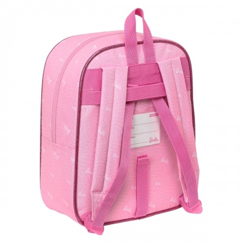 Bērnu soma Barbie Girl Rozā (22 x 27 x 10 cm) image 3