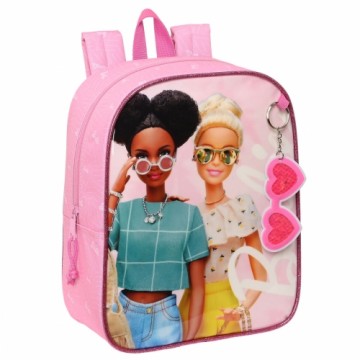 Детский рюкзак Barbie Girl Розовый (22 x 27 x 10 cm)