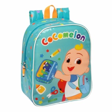 Bērnu soma CoComelon Back to class Gaiši Zils (22 x 27 x 10 cm)