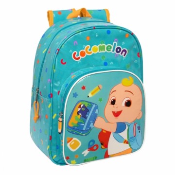 Bērnu soma CoComelon Back to class Gaiši Zils (26 x 34 x 11 cm)