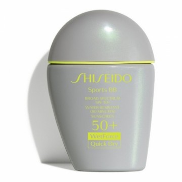 Mitrinošs Krēms ar Krāsu Shiseido WetForce Quick Dry Sports Medium Vidējs signāls Spf 50 (30 ml) (Medium)