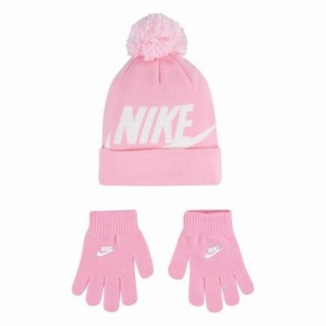 Шапка с перчатками Nike Swoosh Розовый