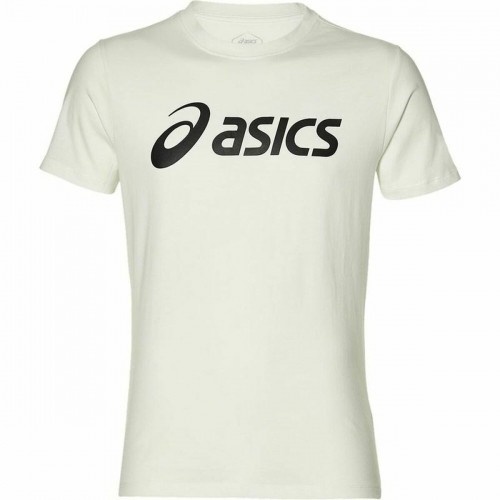 Vīriešu Krekls ar Īsām Piedurknēm Asics Big Logo Balts image 1