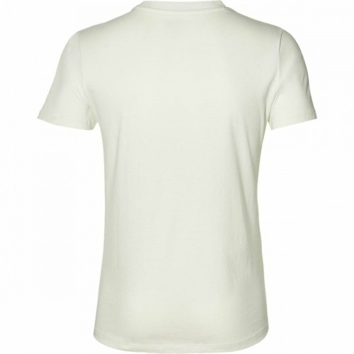 Vīriešu Krekls ar Īsām Piedurknēm Asics Big Logo Balts image 3