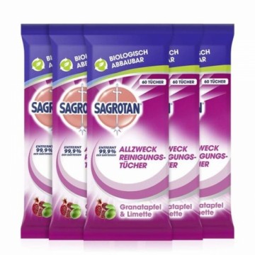 Bigbuy Cleaning Salvetes Sagrotan Multilietošana (iepakojumā 5 krūzes) (Atjaunots A+)