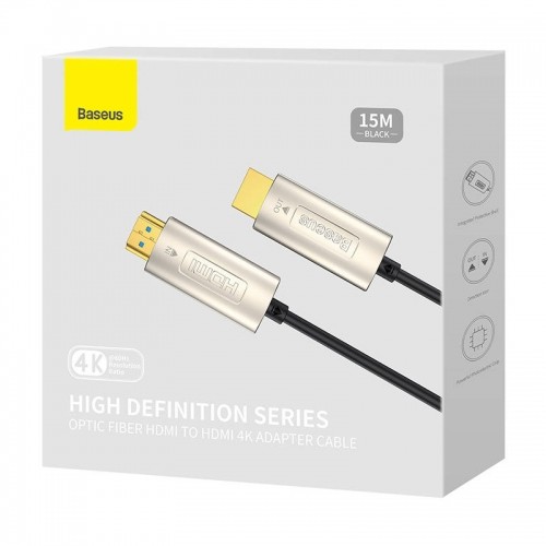 HDMI to HDMI Baseus High Definition cable 15m, 4K (black) image 4