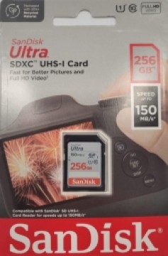 Atmiņas karte Sandisk Ultra SDXC 256GB