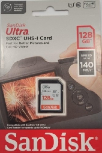 Atmiņas karte Sandisk Ultra SDXC 128GB image 1