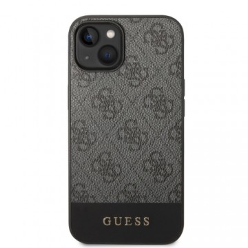 Guess 4G Stripe Case for iPhone 14 Plus Grey