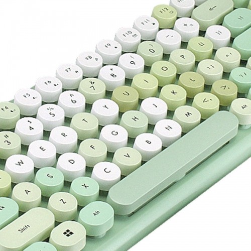 Wireless keyboard + mouse set MOFII Candy 2.4G (Green) image 4