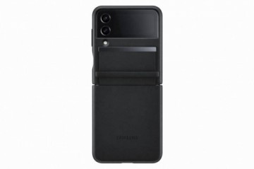 EF-VF721LBE Samsung Leather Cover for Galaxy Z Flip 4 Black