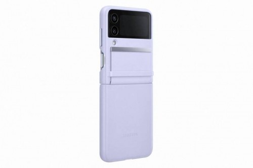 EF-VF721LLE Samsung Leather Cover for Galaxy Z Flip 4 Serene Purple image 3
