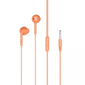XO wired earphones EP28 jack 3,5mm orange