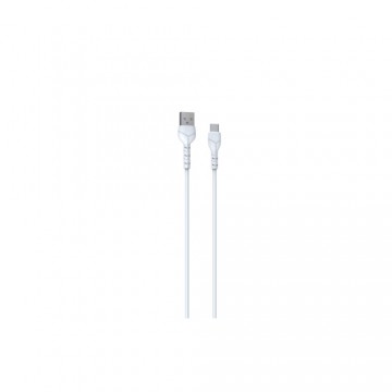 Devia Kintone cable USB - USB-C 1,0 m 2,1A white set 30 pcs V2