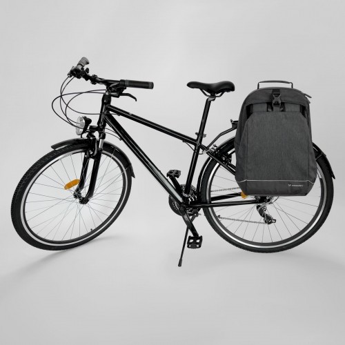 Wozinsky bicycle trunk bag backpack 2in1 40l black (WBB33BK) image 2