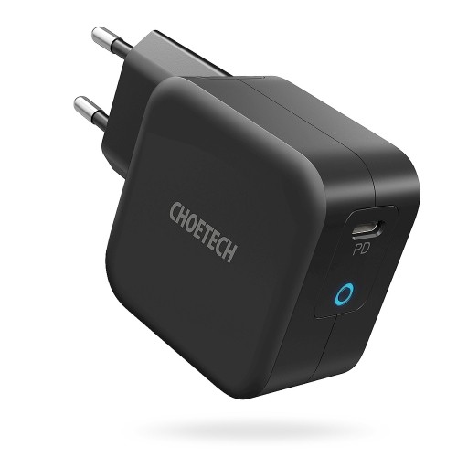 Choetech GaN USB Type C wall charger 61W Power Delivery black (Q6006) image 2