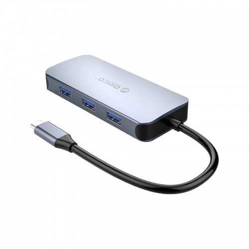 Orico 6-in-1 Adapter Hub, HDMI 4K + 3x USB 3.0 + RJ45+ USB-C PD 100W image 5