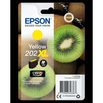 Картридж с оригинальными чернилами Epson Singlepack Yellow 202XL Claria Premium Ink Жёлтый