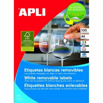 Printera birkas Apli 100 Loksnes 64,6 x 33,8 mm A4