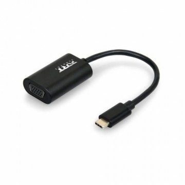 Адаптер USB C—VGA Port Designs 900125 Чёрный