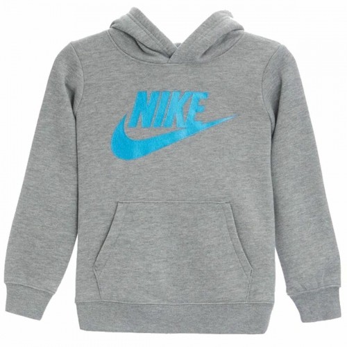 Bērnu Sporta Krekls bez Kapuča Nike Metallic HBR Gifting Pelēks image 1