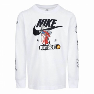 Bērnu Sporta Krekls bez Kapuča Nike Snowboarding Balts