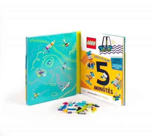 Lego Books LEGO ICONIC Aktivitāšu grāmata "5 minūšu konstruktors" - Latviešu image 2