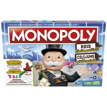 MONOPOLY Galda spēle "Monopoly: Ceļojums apkārt zemeslodei", (igauņu un latviešu val.)