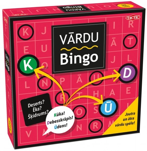 TACTIC Spēle "Vārdu Bingo" (Latviešu val.) image 1